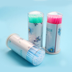 Wholesale false eyelash grafting applicator bottles, beauty eyelash applicator bottles with 100 cotton swabs per bottle