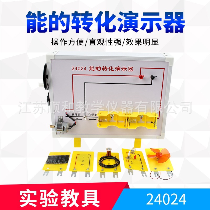 J24024 能的转化演示器 机械能电能热能光能量守恒相互转化