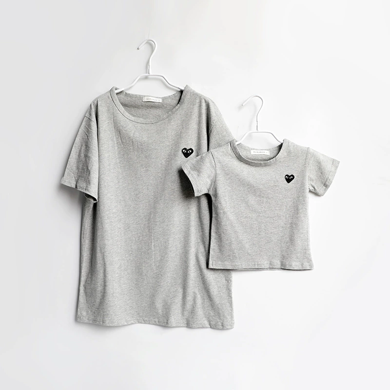 Детская одежда новые товары летний родитель-ребёнок установка целиком- cotton игла, мама и ребёнок, мать и дети, женская одежда, четырежды отец и сын, вышитая футболка