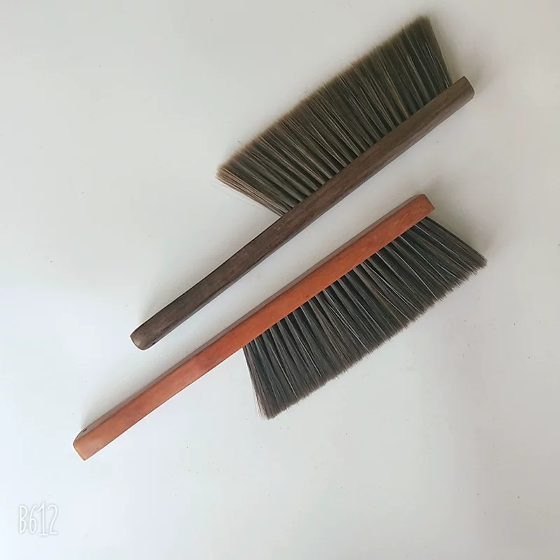 Куриное крыло дерево дом пылесбор brush мягкая кровать пылесборник длинная ручка кисть красная розовая кедровая кисть