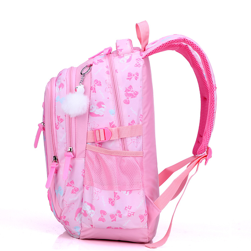 Mochila de estudiantes de primaria de Amazon para niñas de grado 3-6 para reducir la carga, mochila escolar para niños ultraligera, mochila para campus de dibujos animados