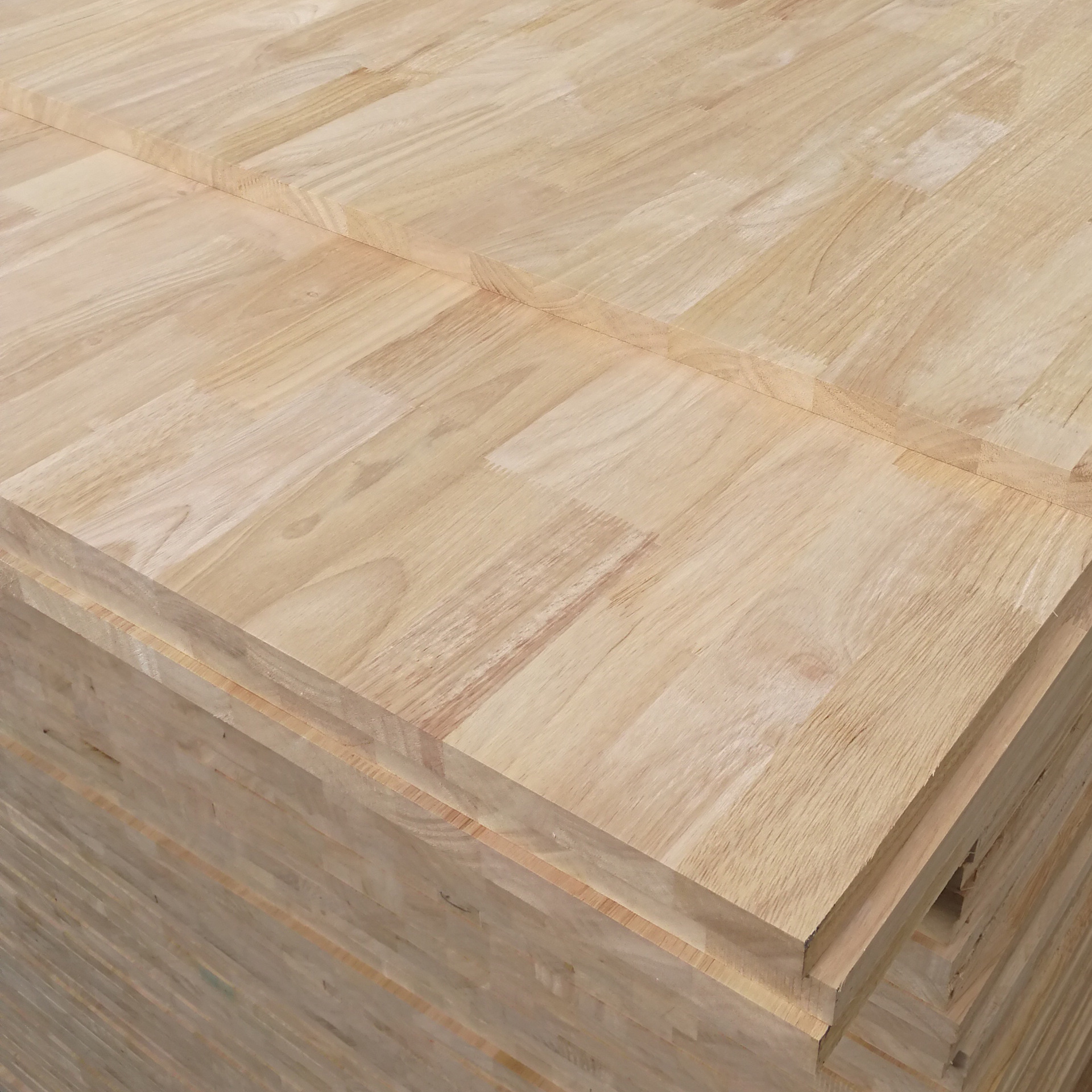 厂家直销国产海南橡胶木指接板实木拼板集成材家具板材家用专用厂
