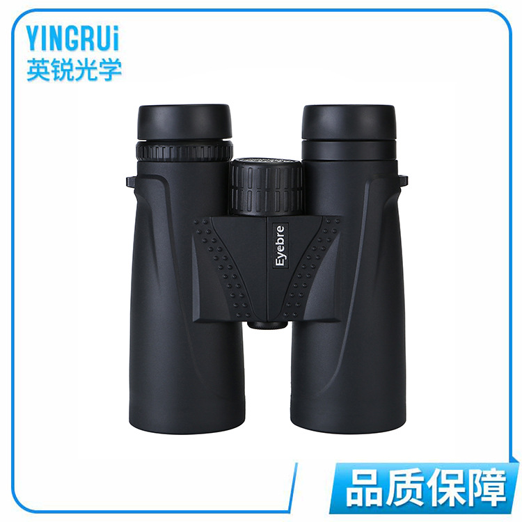 艾博睿双筒望远镜10×42高清远距离观看便携户外直筒式望眼镜批发
