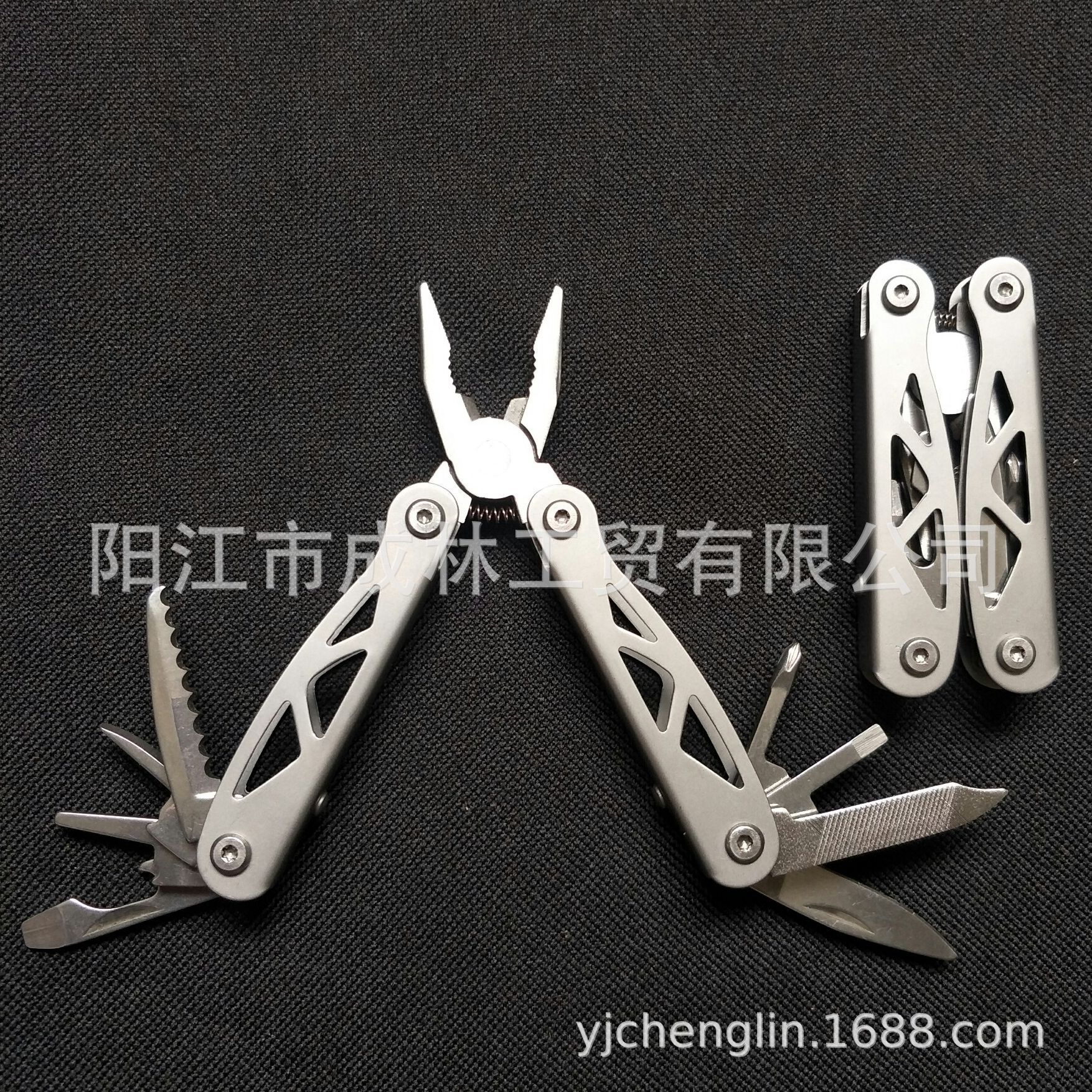 全不锈钢折叠钳户外多用工具钳迷你钳子多功能刀钳