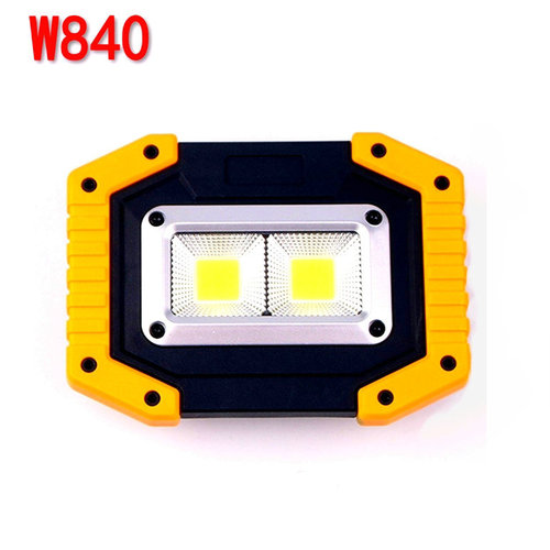 Manufacturer supplies COB multifunctional portable rechargeable floodlight LED work light emergency night market light portable bright light