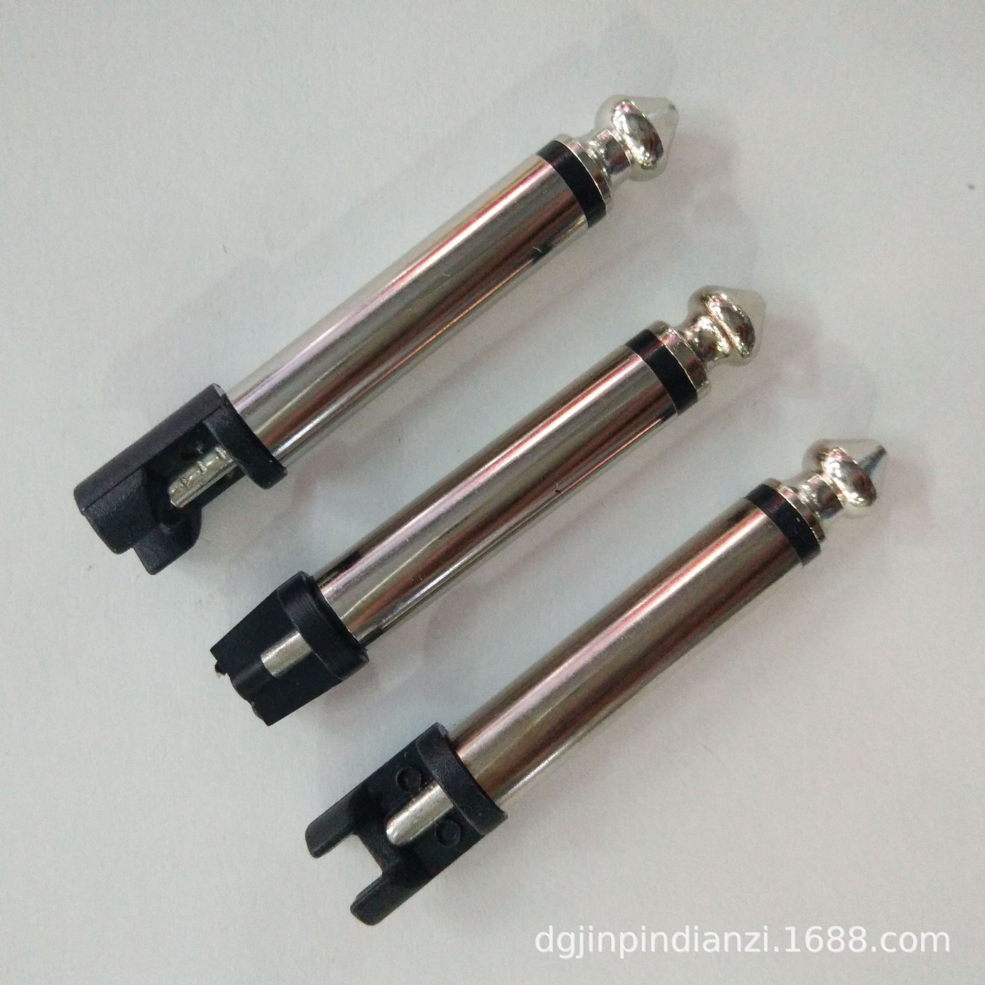 6.35话筒音响立体头 6.3音频视频插头 单声 双声麦克风焊线注塑头