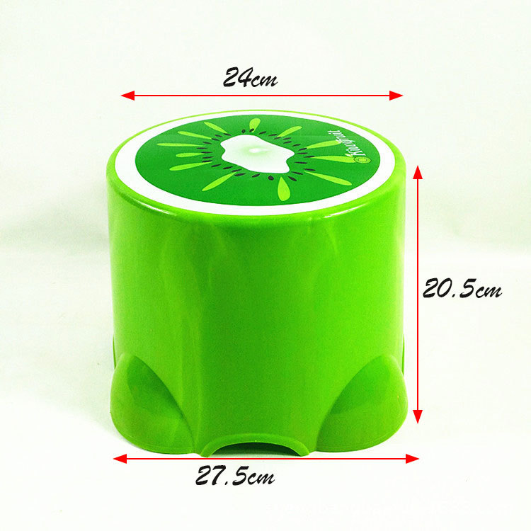Household plastic stool cartoon fruit plastic stool anti -slip and…