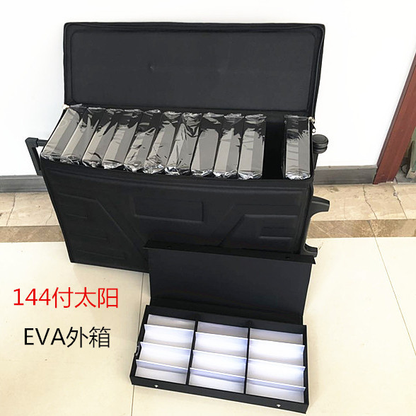 Junshun Wholesale High-end EVA Sun 144 Pay Glasses Trolley Case Exhibition Glasses Luggage Glasses Suitcase Junshun Wholesale High-end EVA Sun 144 Pay Glasses Trolley Case Exhibition Glasses Luggage Glasses Suitcase