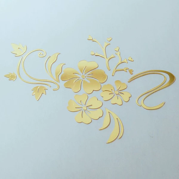 Golden, mirror effect