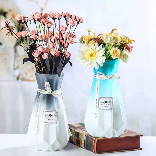 Креативная стеклянная тыква в европейском стиле, ваза для оригами, градиентный цвет, цветок для гостиной, креативное украшение для дома, гидропонный контейнер