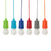 LED handheld colorful retro lights on lanyard, tent for camping, bulb with cord, night light