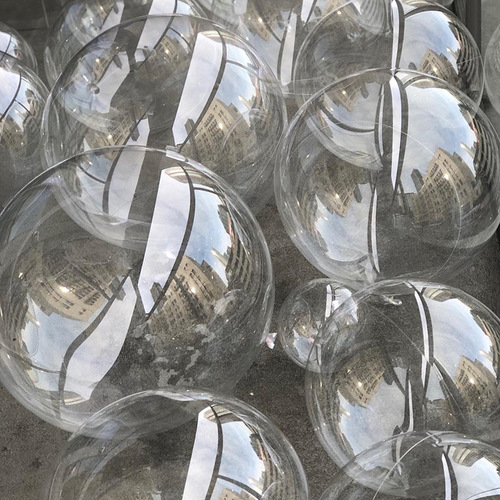 12-inch, 18-inch, 36-inch high-definition transparent wave ball, stretch-free, birthday and wedding party decoration floor push balloon