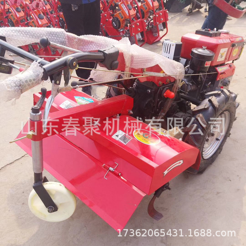 厂家农用手扶拖拉机耕田机 水田旱田耕田机 果园中耕除草机