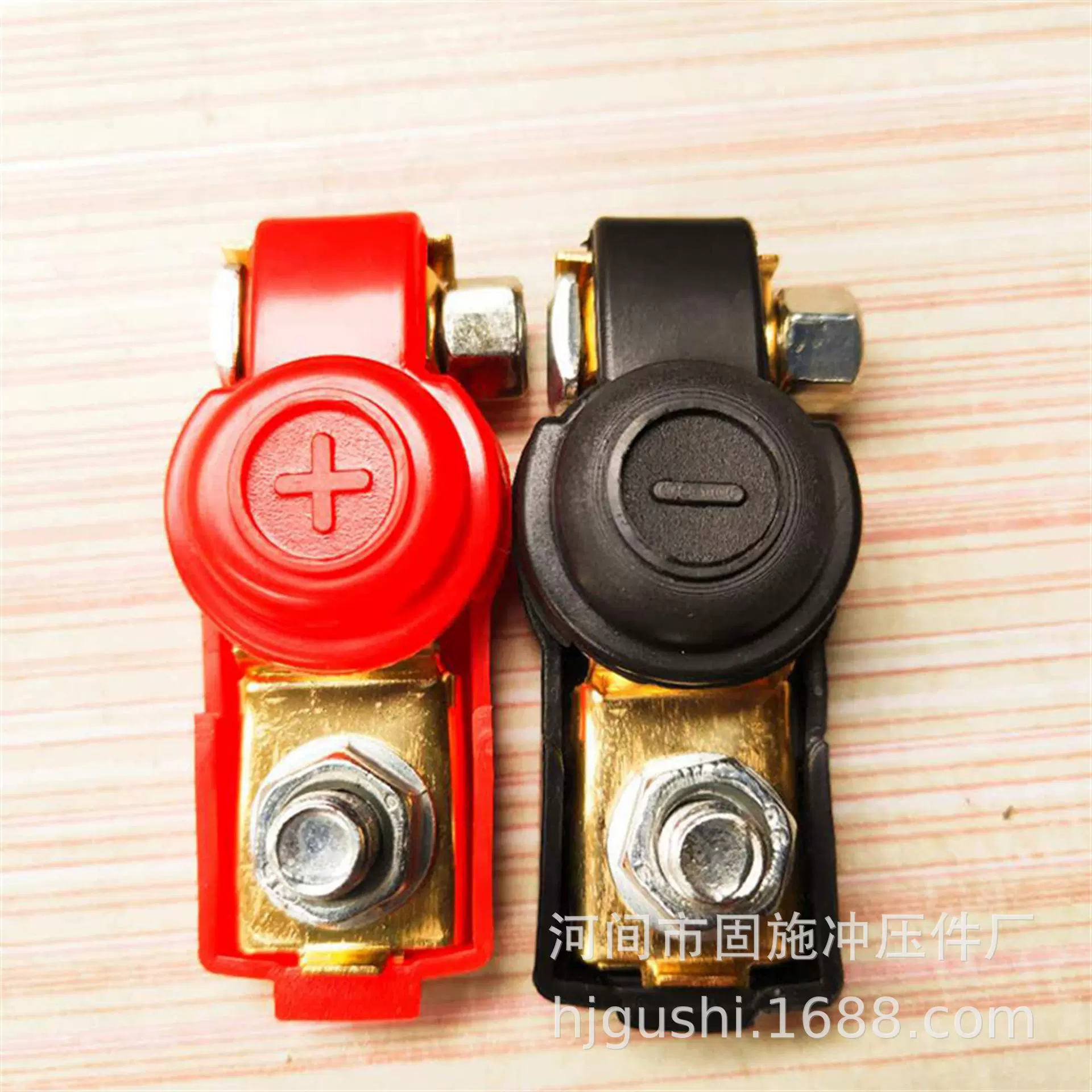 Зажим для аккумулятора из чистой меди, аккумуляторная свайная головка, клемма аккумулятора, аккумуляторная свайная головка, черная и красная головка с зажимом