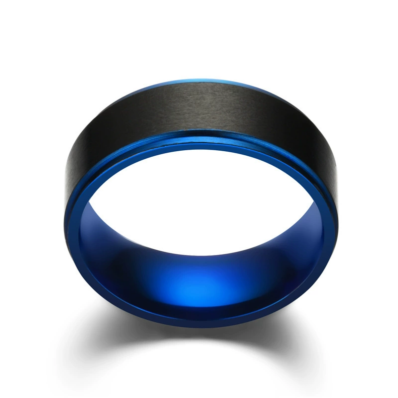 Fashionable black ring, 2019, European style, direct factory sales