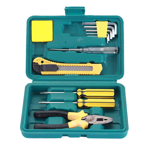 8012A Vehicle Repair Tool Kit Car Emergency Tool Box Combination Set Combination Tool Box Hardware Tools