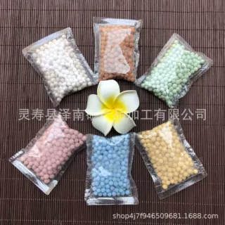 厂家供应草娃娃陶碳球彩色陶粒无土栽培50克一袋量大优惠