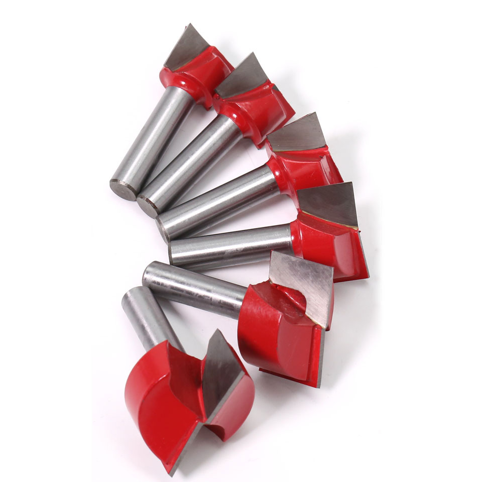 Fresa para trabajar la madera 8mm inferior cuchillo de limpieza inferior de fresado mesa de borde invertido fresado inferior cuchillo recorte máquina herramienta cabeza