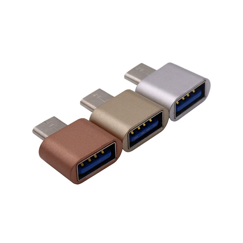 Адаптер Type-C OTG, Type-C на USB преобразователь, новый интерфейс Android, подключение к USB-драйву и т.д.