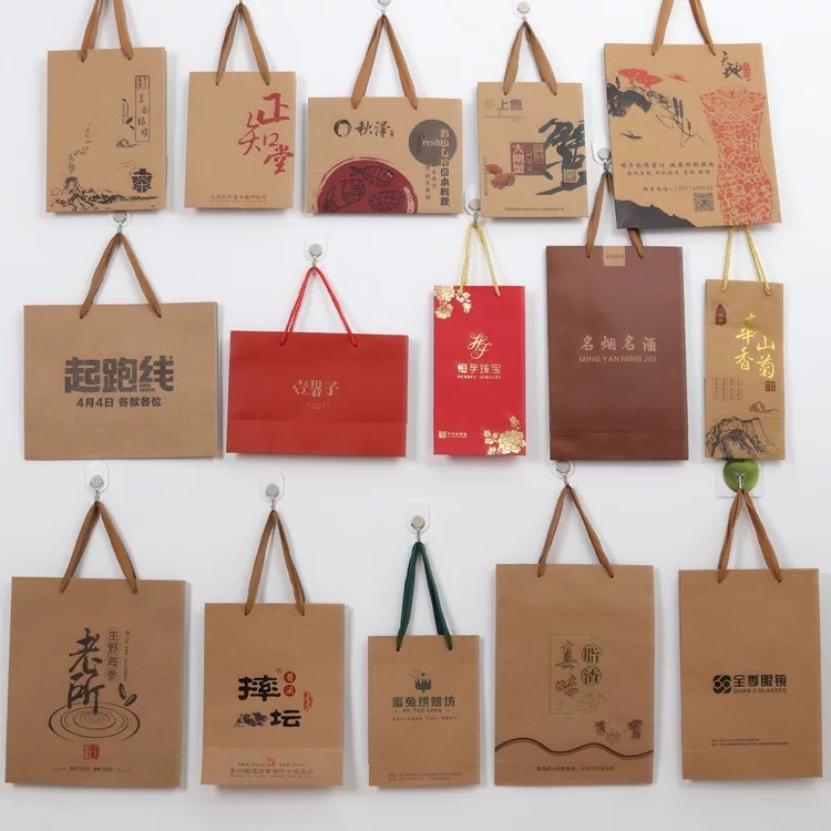 牛皮纸袋 礼品牛皮手提纸袋购物袋 服装袋 包装礼品纸袋