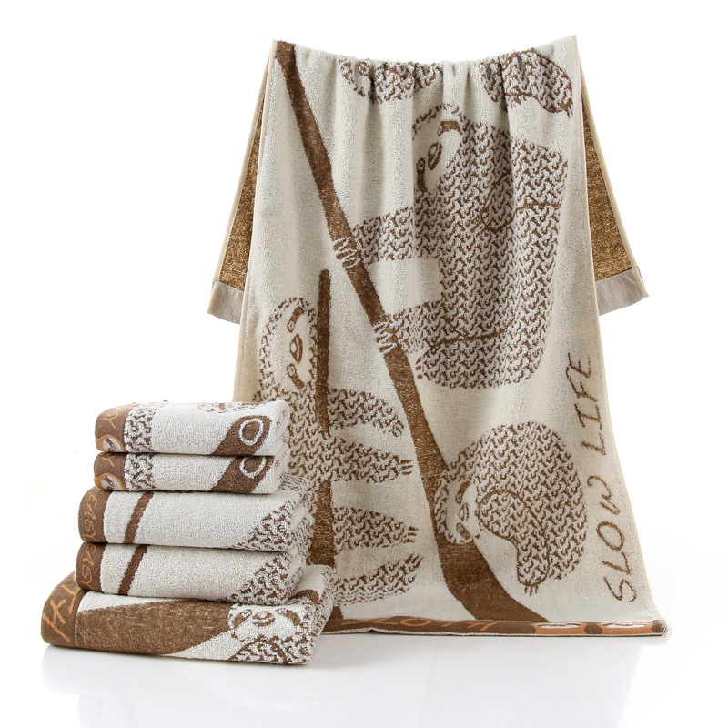 Wholesale soft absorbent cotton sports towel bath towel adult household 3480cm cross-border printing beach towel factory Wholesale soft absorbent cotton sports towel bath towel adult household 3480cm cross-border printing beach towel factory