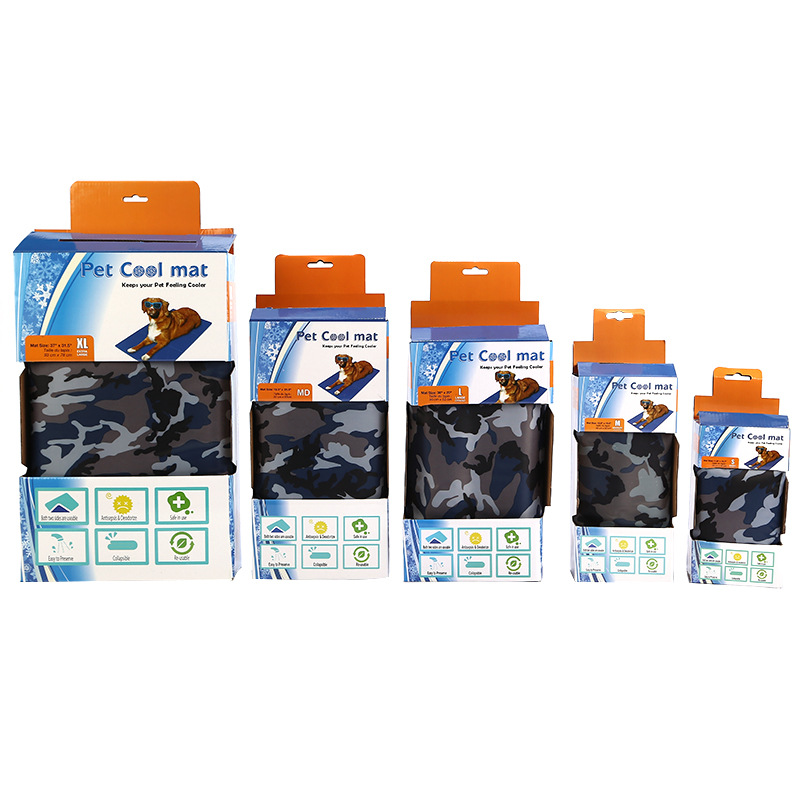 Suministros para mascotas Amazon nueva almohadilla de hielo para mascotas gel almohadilla de hielo de enfriamiento estera del perro estera del animal doméstico del verano