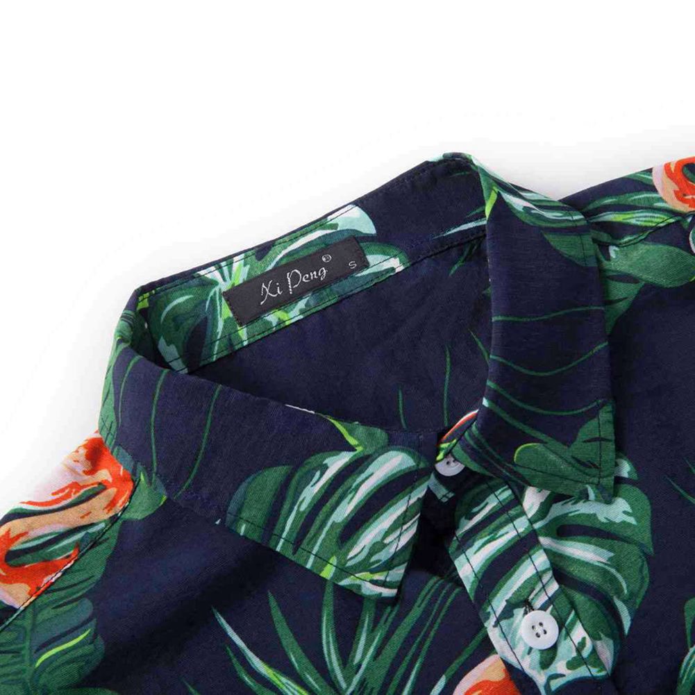 2019 nueva camisa hawaiana para hombres de tamaño estadounidense Camisa transfronteriza de talla grande Camisa de hombre de suministro de comercio exterior para hombres