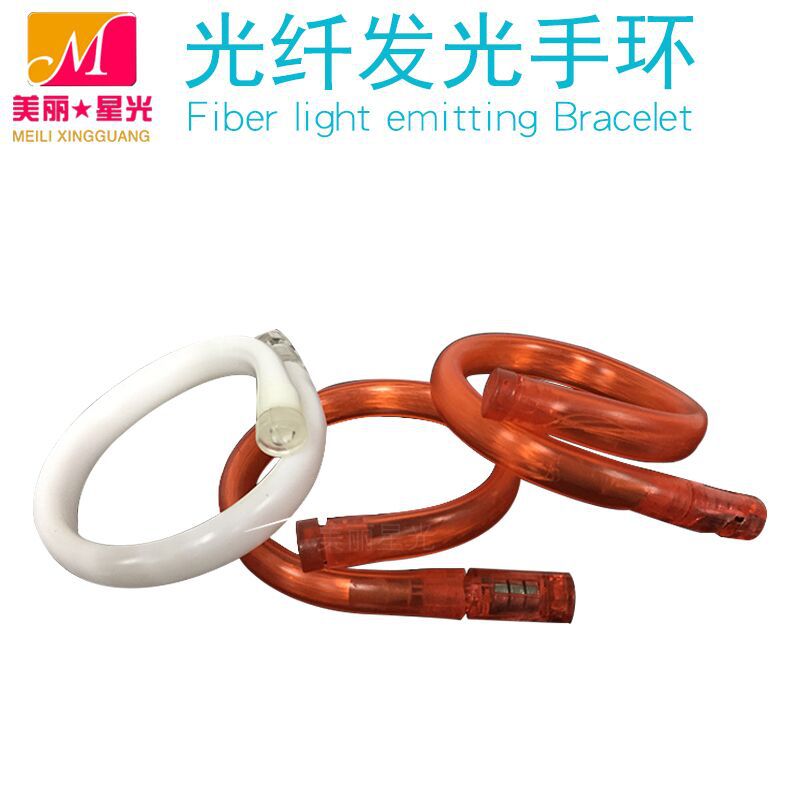 Pulsera luminosa de fiesta de cumpleaños al por mayor de fábrica, celebración de aniversario corporativo, pulsera luminosa led, logotipo impreso