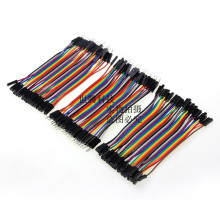 彩色杜邦线 母对母 公对母 公对公 40P 彩色连接排线 10/20/30cm