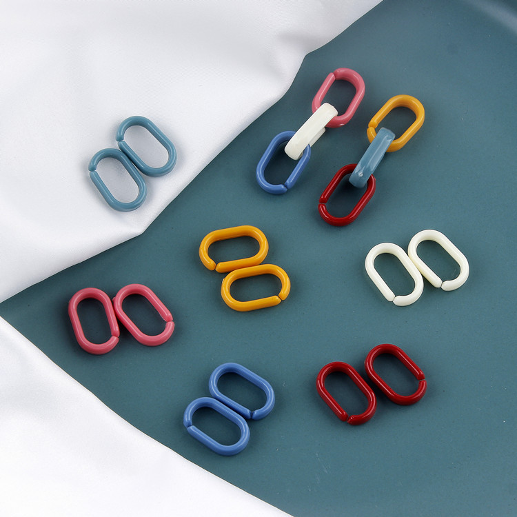 Japanese retro geometric square solid color earrings