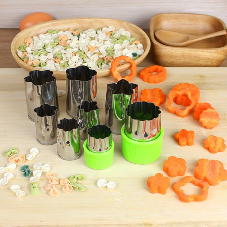 Fruit cutting butterfly noodles stainless steel