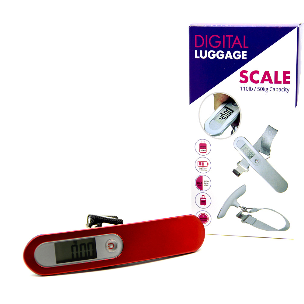 15年工厂经验 电子手提秤行李秤箱包秤便携式 50kg 4个单位 送电