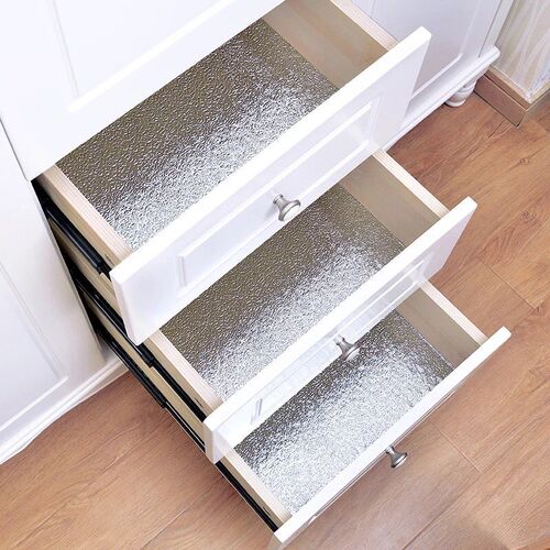 Xuanmei self-adhesive wallpaper kitchen oil-proof sticker crystal steel door film back film orange peel pattern self-adhesive wallpaper waterproof aluminum foil paper