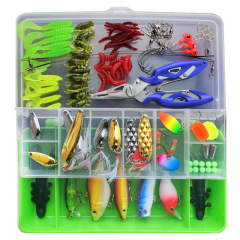 Weihe manufacturer Luya bait 101 piece fishing bait set cross-border fishing bait merchant bait one piece dropshipping Weihai fishing gear