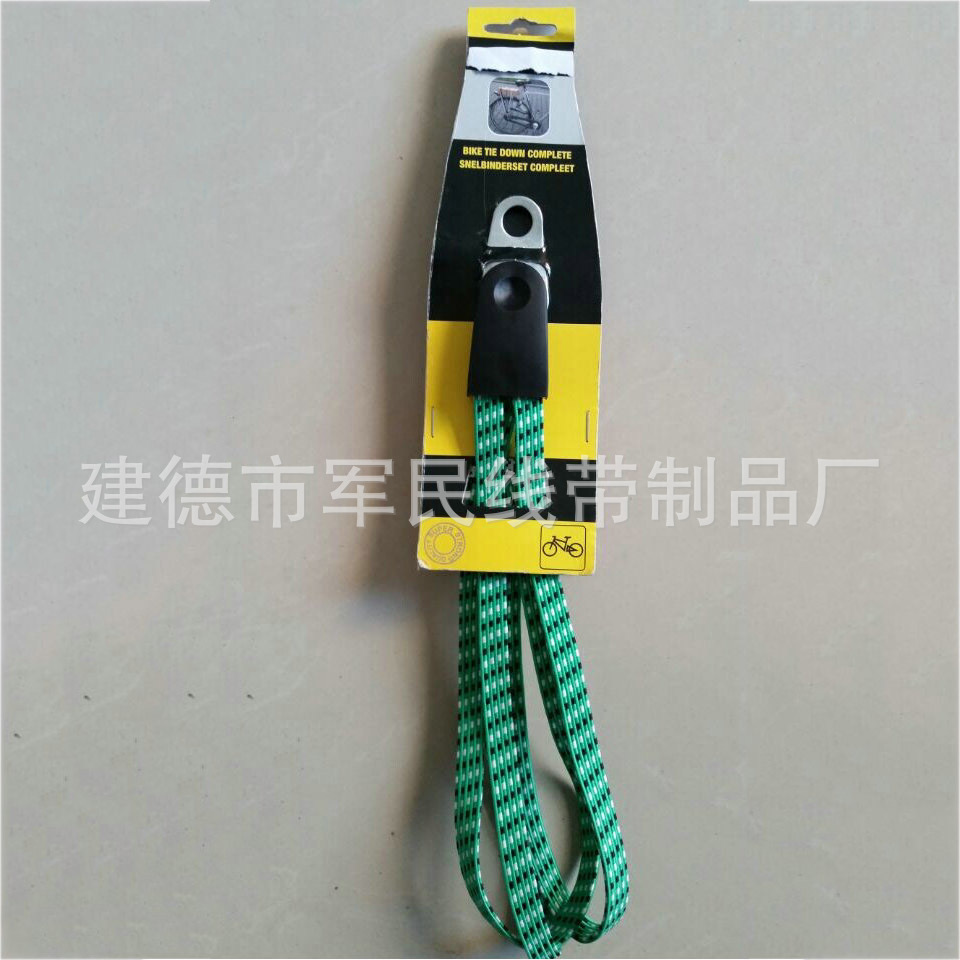 厂家直销 绿色印花行李带 高弹力橡胶行李带 价格优惠