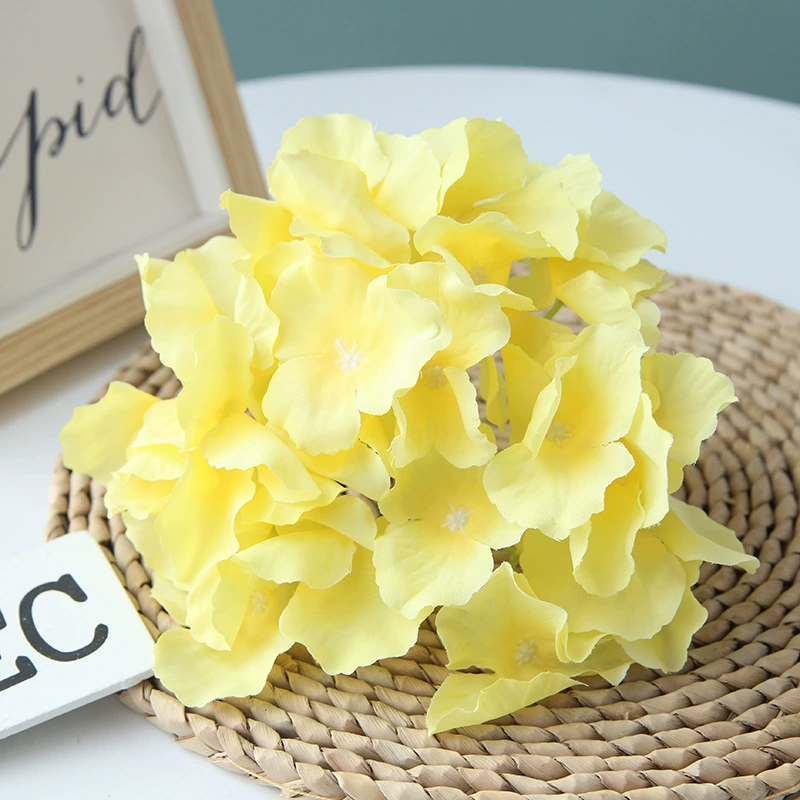 Artificial Hydrangea Bouquet Qt1-26, 27 Heads, 18 cm Diameter, Realistic Silk Simulation