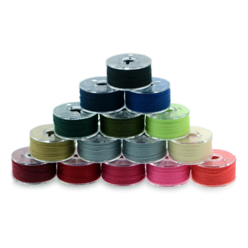 Brand new material, environmentally friendly bobbin box with thread, various specifications, fixed color bobbin thread set, wholesale bobbin thread sewing thread set