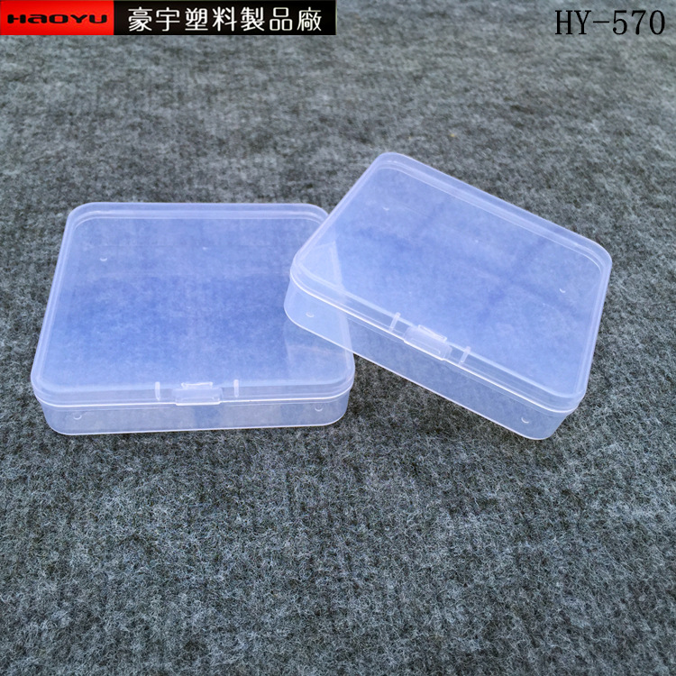 Cubierto cuadrado transparente de plástico PP caja comestible caramelo papel de arroz glutinoso caja de embalaje bebé mordedor caja de juguete