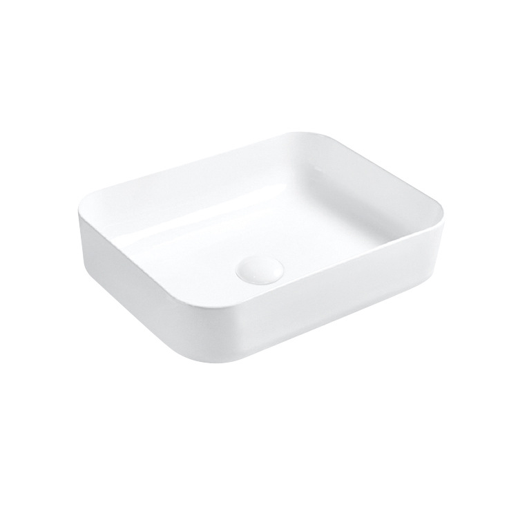 Hengying lavabo cuenca arte borde fino cuadrado fábrica auto-producido Estilo nórdico simple