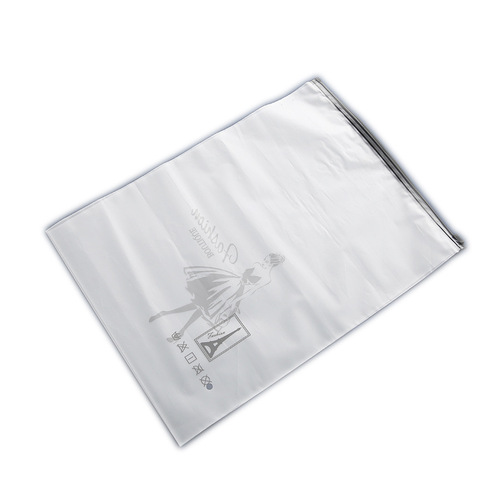 Plastic clothing zipper bags underwear packaging bags socks clothes storage bags PE transparent frosted bags wholesale