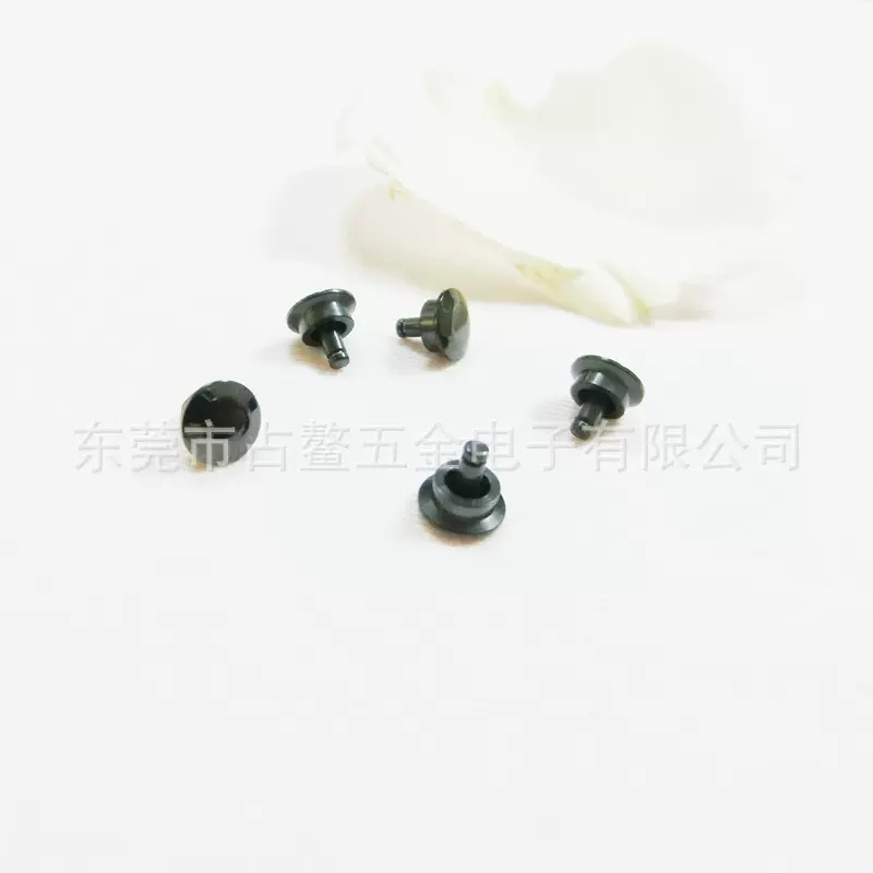 生产智能穿戴钟表配件IP67黑色金属按键 按的 开关复位键 按钮