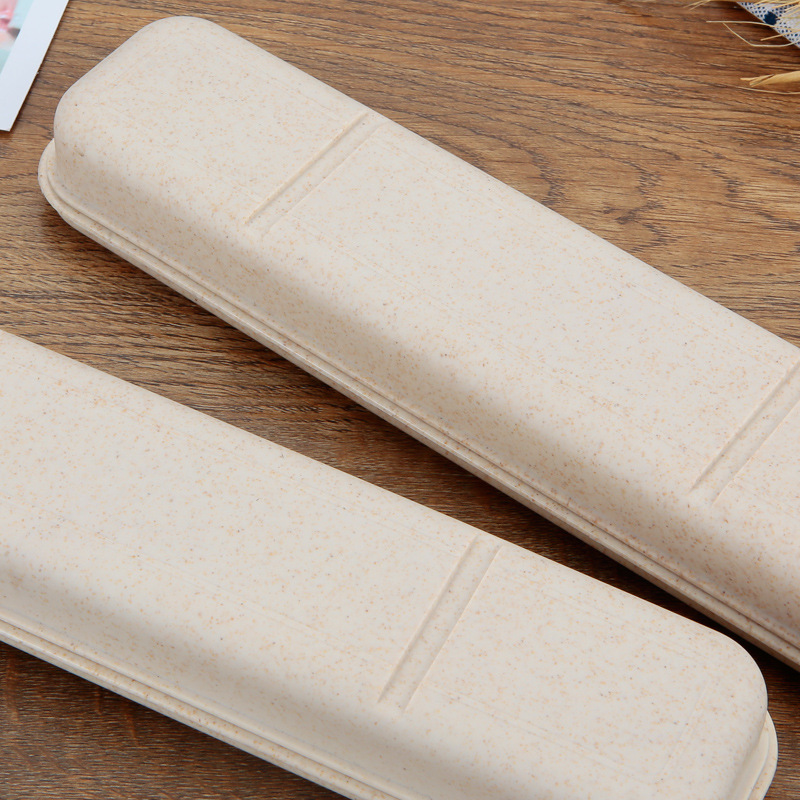 Trigo vajilla caja paja vajilla portátil vajilla caja de almacenamiento vajilla caja de regalo