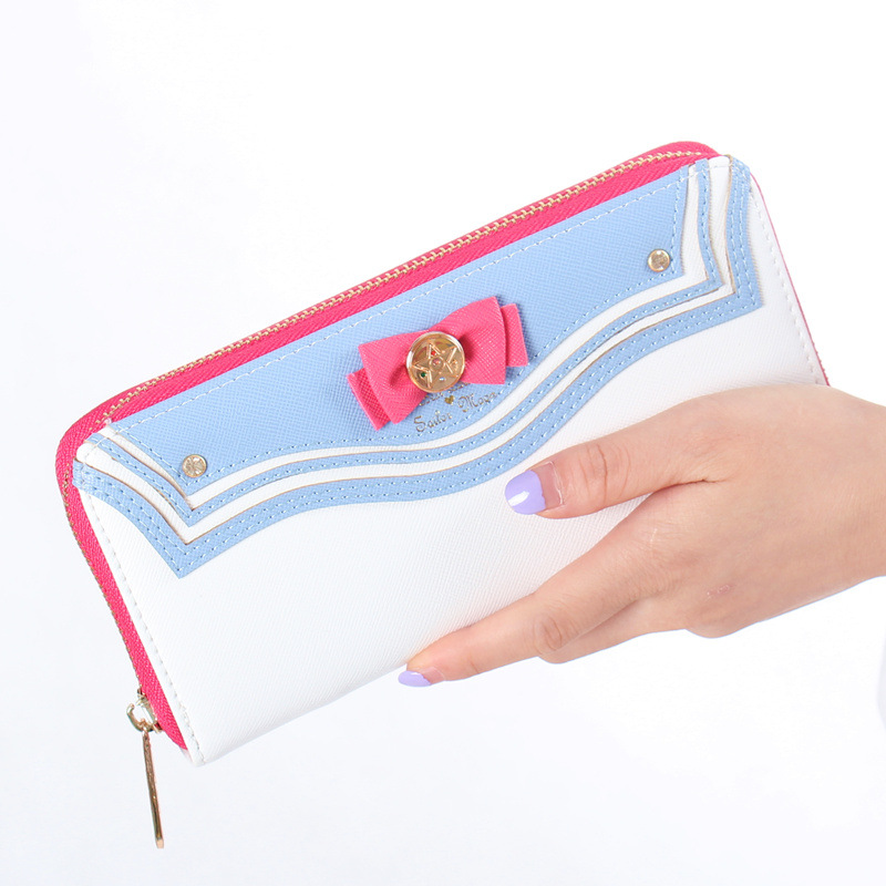Cartera Nueva 2025, Bolso de Mano para Mujer, Estilo Sailor Moon, Versión Coreana, Gran Capacidad, Estilo Largo, Modelo Moderno