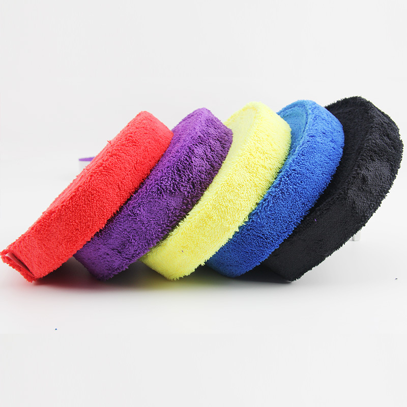5m large plate towel glue long hair microfiber badminton towel hand glue large roll tennis racket sweat absorbent belt anti-slip glue