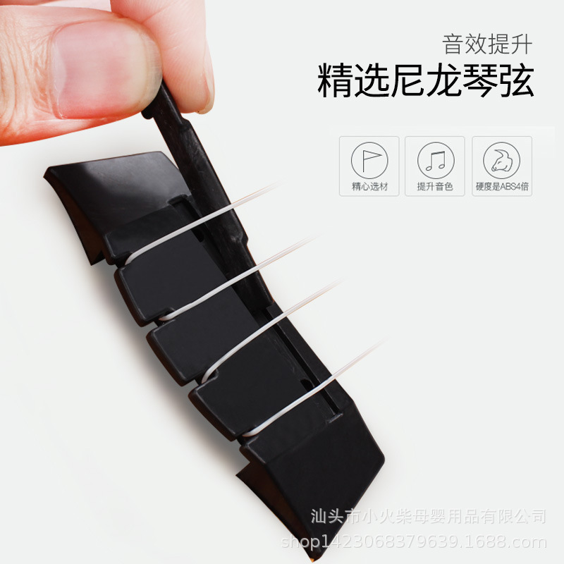 Instrumento musical de los niños simulación ukulele cuatro cuerdas puede jugar educación temprana música guitarra de juguete guitarra directa de fábrica