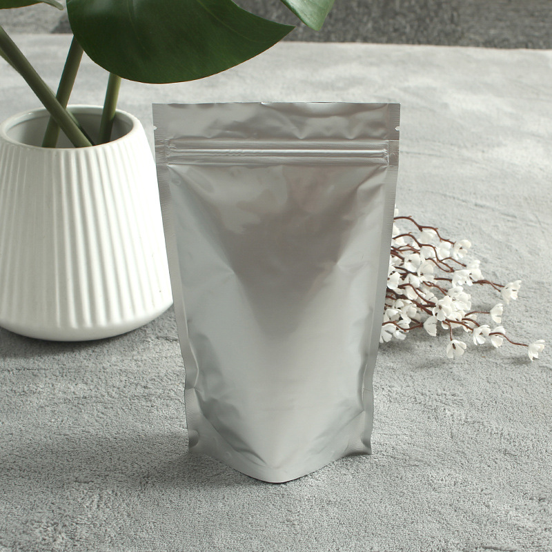 纯铝自立骨袋、铝箔袋、干货袋、零食自封袋、食品包装袋、现货