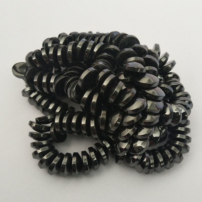 厂家现货铁氧体保健抛光面包磁 磁疗保健按摩磁石8*3毫米鞋垫磁石