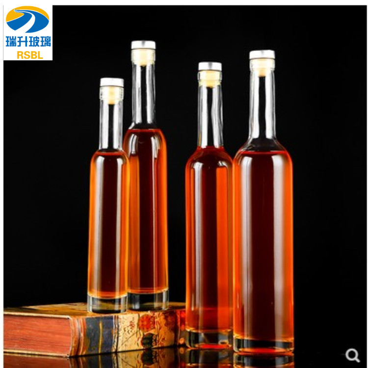 批发375ml冰酒瓶玻璃空酒瓶500ml红酒瓶透明葡萄200毫升的果酒瓶