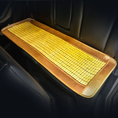 Cool pad, single-piece factory wholesale mahjong mat - beige-rear-45130cm-classic