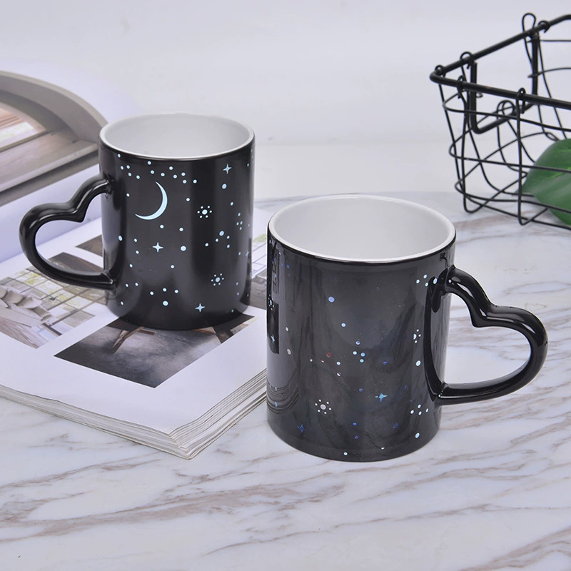Креативная ночная подсветка Звездное небо чашка ежедневного использования термочувствительная изменяющая окраску кружка керамическая чашка OGO стойки ночного рынка источник